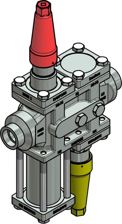 Danfoss ICF 25-4-90 Flexline valve station, 25 mm, ASME B 16.11 (code 027L4180)