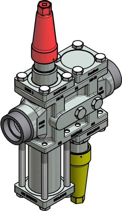 Danfoss ICF 25-4-90 Flexline valve station, 40 mm, ASME B 16.11