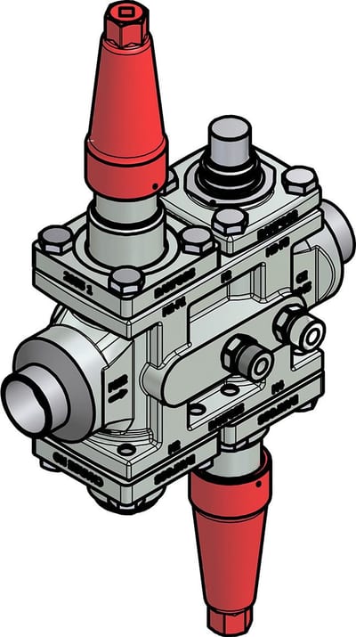 Danfoss ICF 25-4-14MA Flexline valve station, 40 mm, EN 10220