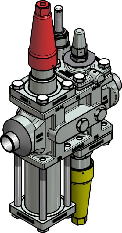 Danfoss ICF 25-4-10RB Flexline valve station, 25 mm, EN 10220 (code 027L4187)