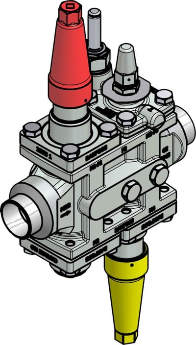 Danfoss ICF 25-4-10RA Flexline valve station, 40 mm, EN 10220