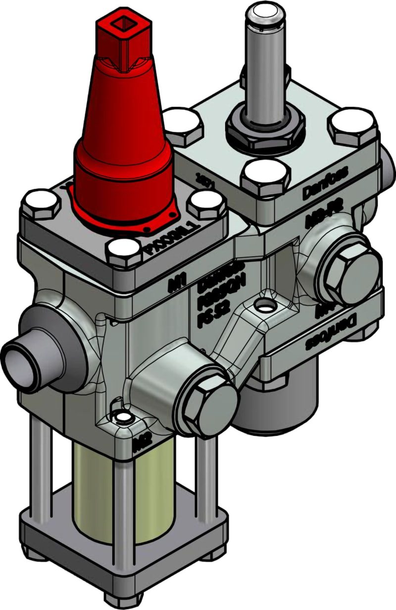 Danfoss ICF 15-4-11 Flexline valve station, 15 mm, EN 10220 (code 027L4539)