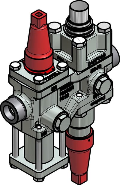 Danfoss ICF 15-4-14MB66 Flexline valve station, 20 mm, EN 10220