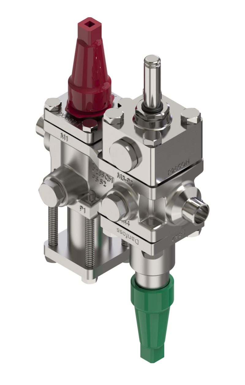 Danfoss ICF 15-4-13 Flexline valve station, 20 mm, ASME B 36.10M Schedule 80 (code 027L4555)