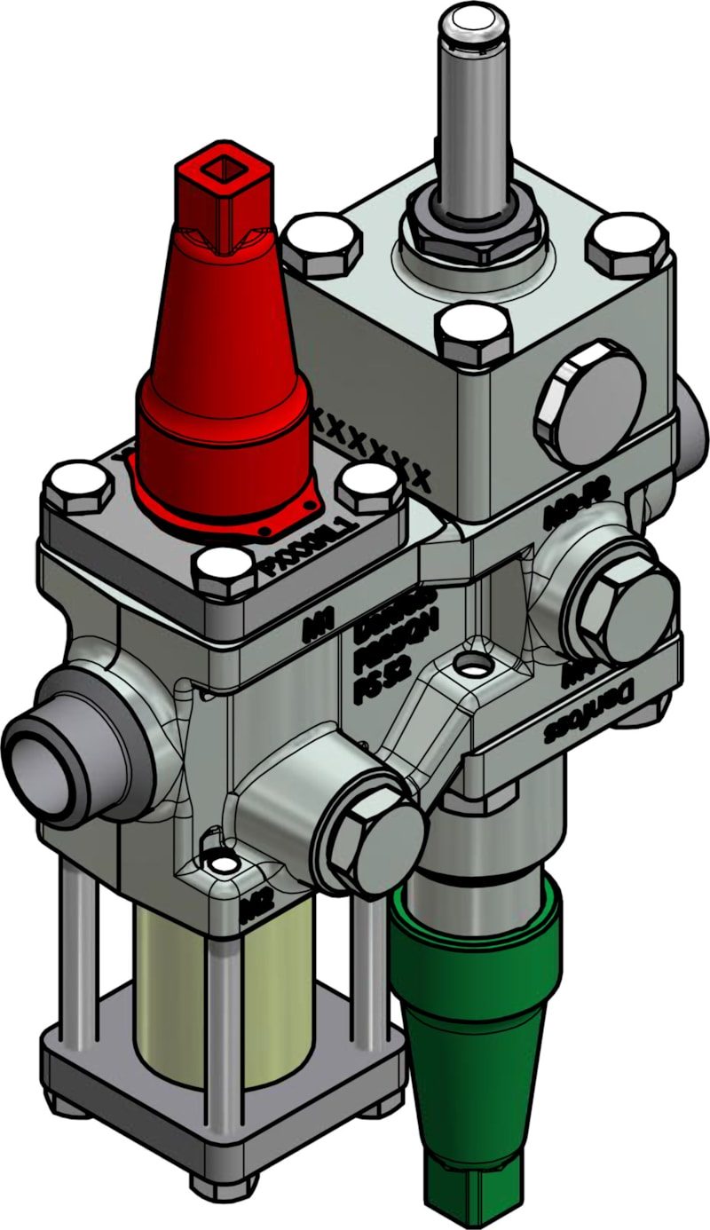 Danfoss ICF 15-4-18H Flexline valve station, 20 mm, ASME B 36.10M SCHEDULE 80 (code 027L4572)