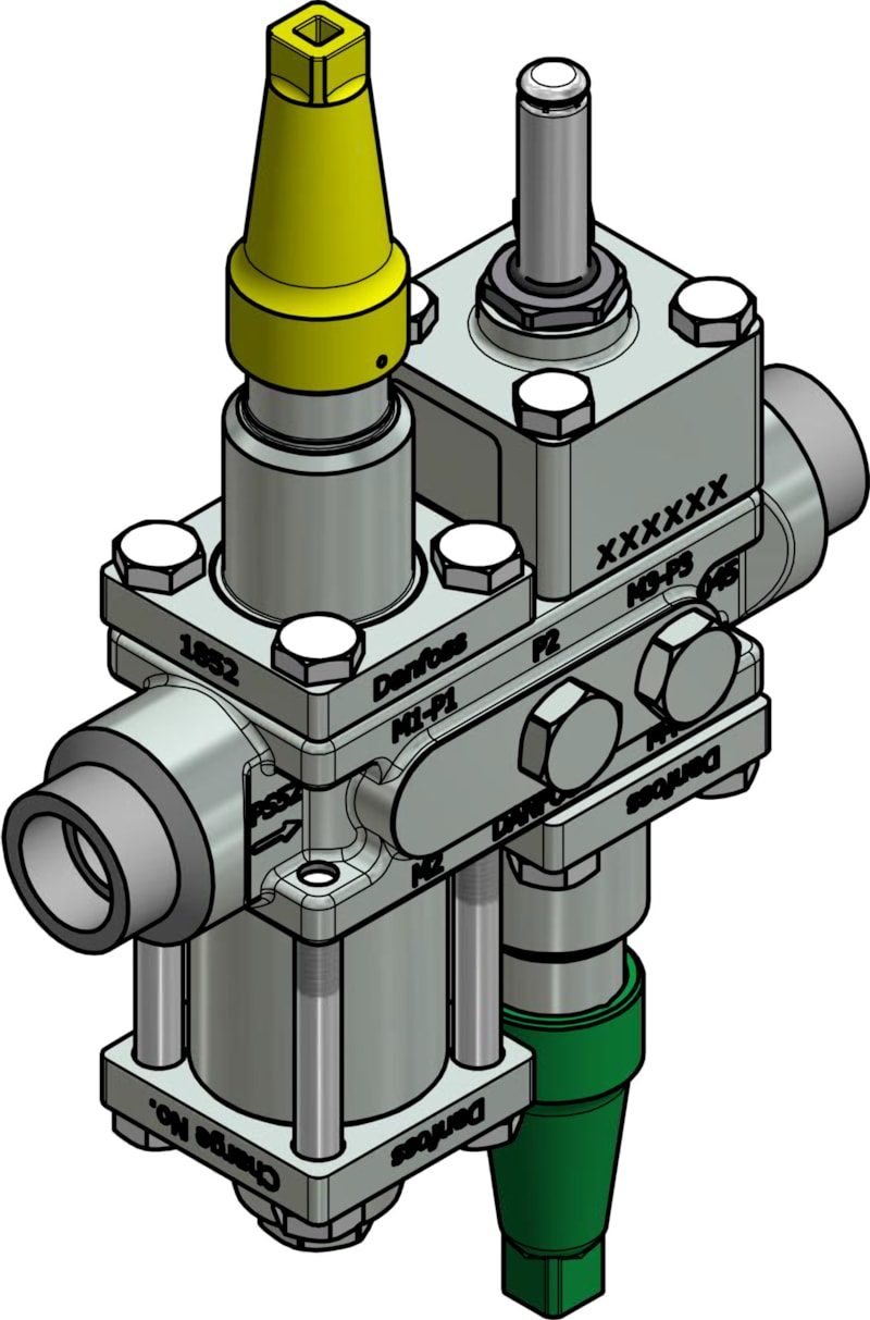 Danfoss ICF 20-4-90 Flexline valve station, 20 mm, ASME B 16.11 (code 027L4578)