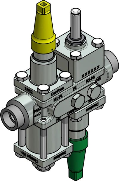 Danfoss ICF 20-4-90 Flexline valve station, 20 mm, ASME B 16.11 (code 027L4578)
