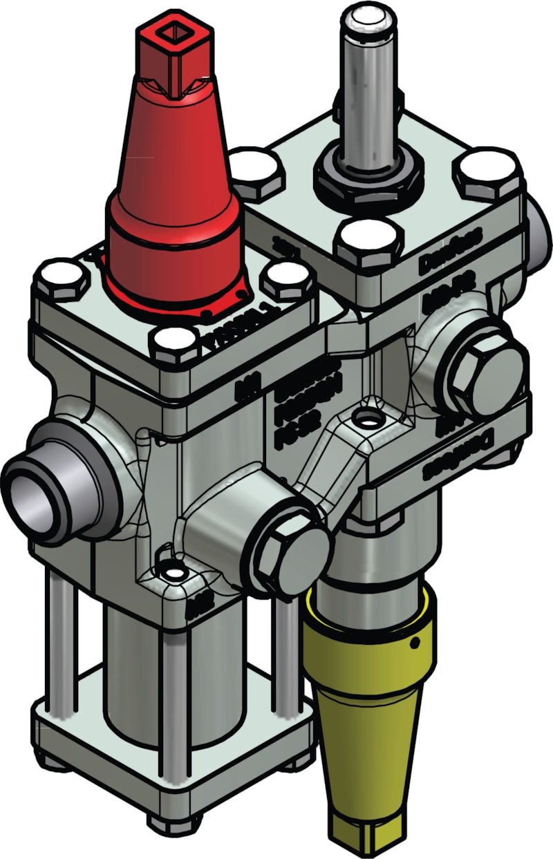 Danfoss ICF 15-4-10RA Flexline valve station, 20 mm, ASME B 36.10M Schedule 80 (code 027L4587)