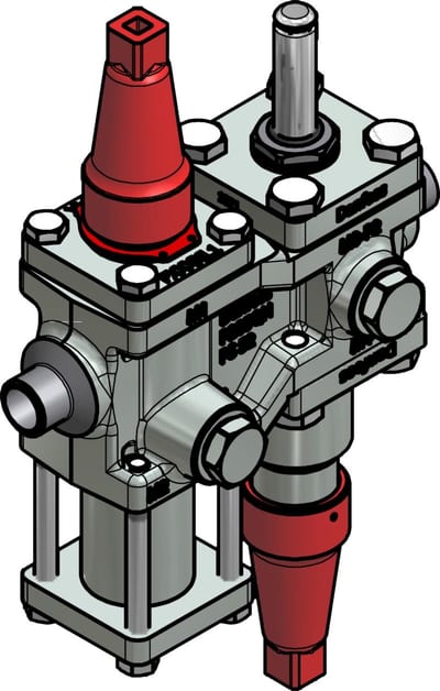 Danfoss ICF 15-4-9 Flexline valve station, 15 mm, ASME B 36.10M