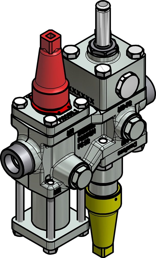 Danfoss ICF 15-4-10HRB Flexline valve station, 20 mm, ANSI B 16.11 (code 027L4615)