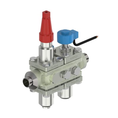 Danfoss ICF 20-4-16LD NeoCharge Flexline valve station, 20 mm, ASME B 36.10M Schedule 80