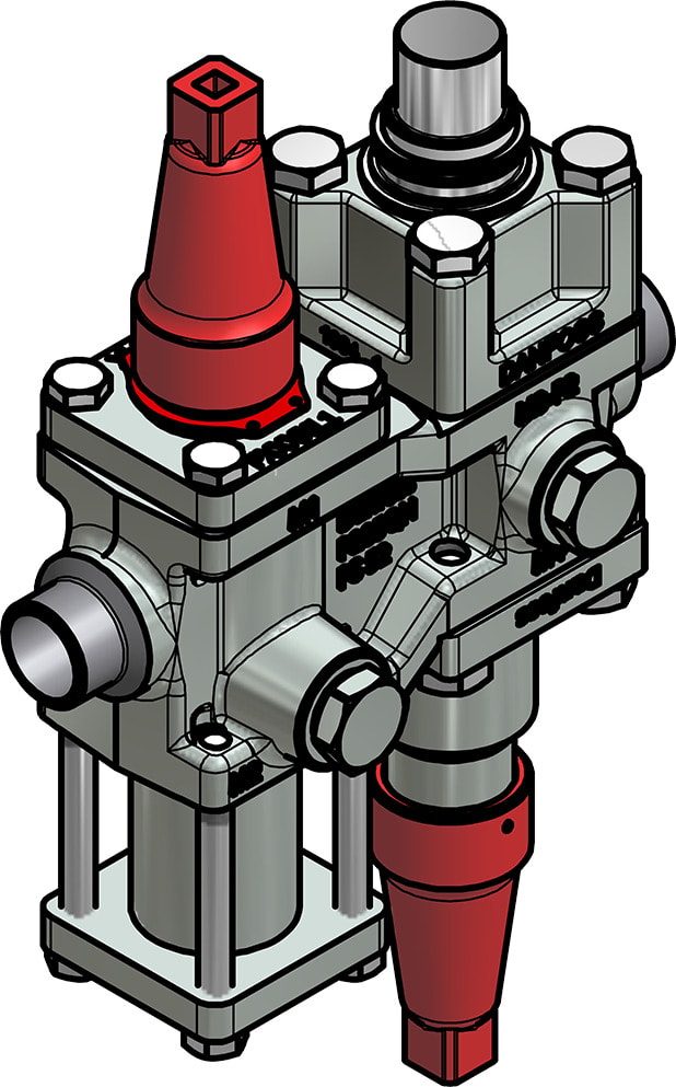 Danfoss ICF 15-4-14MA33 Flexline valve station, 15 mm, EN 10220 (code 027L4695)