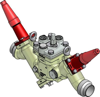 Danfoss ICF 50-4-42S50 Flexline valve station, 50 mm, EN 10220