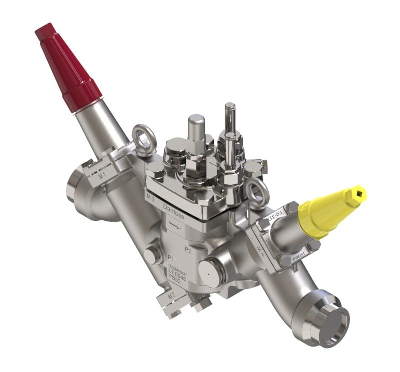 Danfoss ICF 50-4-48H32 Flexline valve station, 40 mm, ASME B 16.11 (code 027L5074)