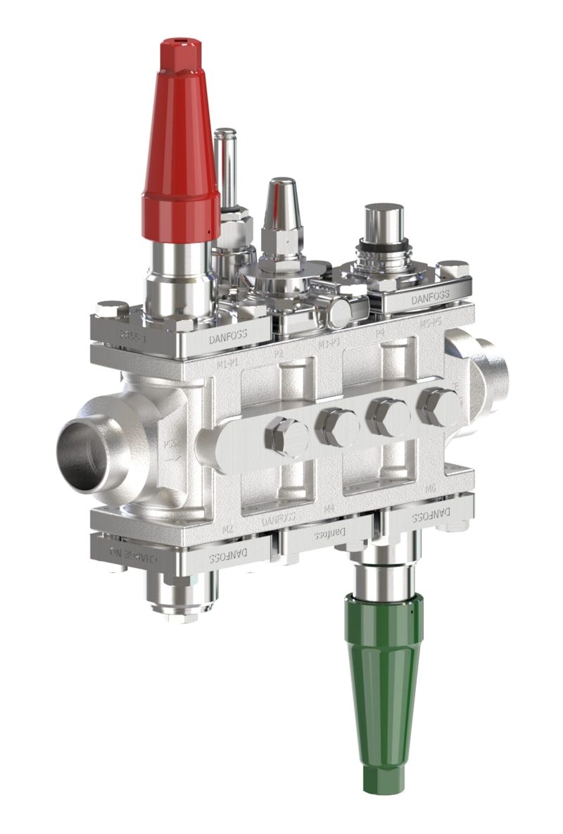 Danfoss ICF 25-6-90 Flexline valve station, 40 mm, EN 10220 (code 027L5088)