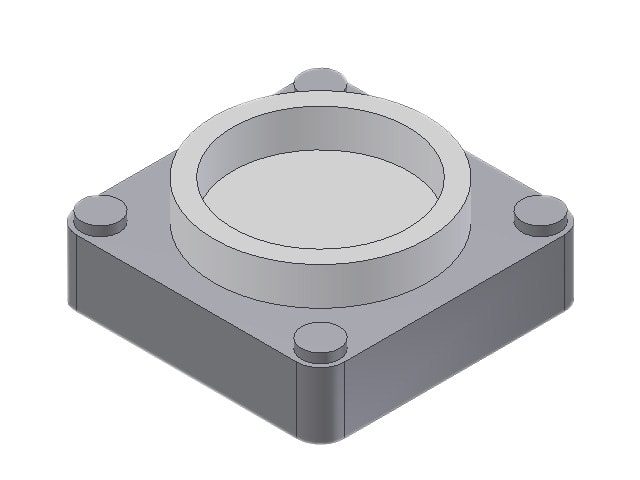 Danfoss weld flange set, DN65 (2 1/2 in), socket weld, ASME B16.11, steel, 2-Flange set (027N2006)
