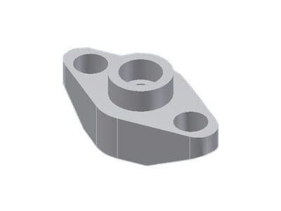Danfoss weld flange set, DN10 (3/8 in), socket weld, ASME B16.11, steel, 2-Flange set
