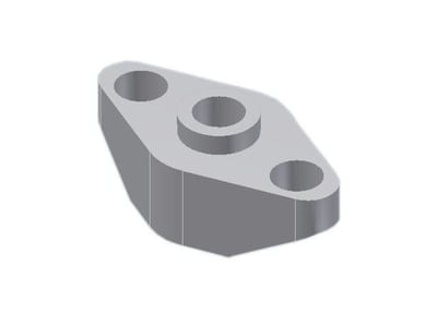 Danfoss weld flange set, DN15 (1/2 in), butt weld, ASME B36.10M Schedule 80, steel, 2-Flange set