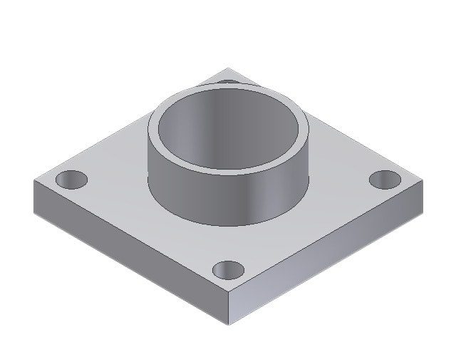 Danfoss weld flange set, DN50 (2 in), butt weld, ASME B36.10M Schedule 40, steel, 2-Flange set (027N2026)