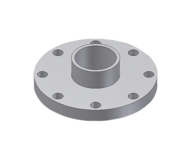 Danfoss weld flange set, DN65 (2 1/2 in), butt weld, ASME B36.10M Schedule 40, steel, 2-Flange set (027N2027)