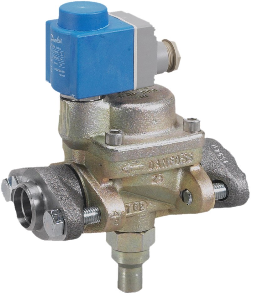 Danfoss EVRA 25 Solenoid Valve Flange Refrigeration 032F6225