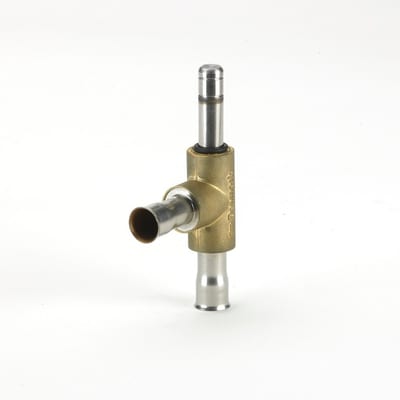 Danfoss EVU 8 solenoid valve, 12 mm ODF solder, brass body, 70 bar, Kv 1.0 m³/h, NC