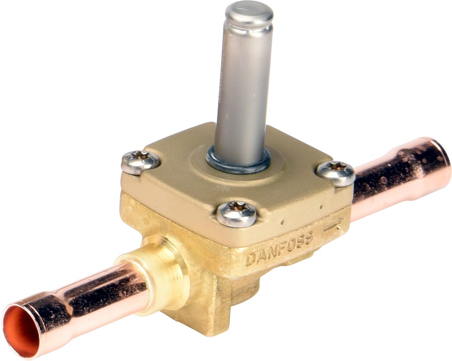Danfoss EVR 20 Solenoid Valve 7/8 in ODF Solder NC Refrigeration (032L1240)