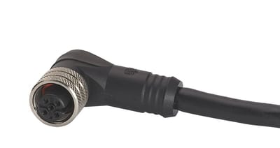 Danfoss electric valve connection cable, M12 female angled, 2 m