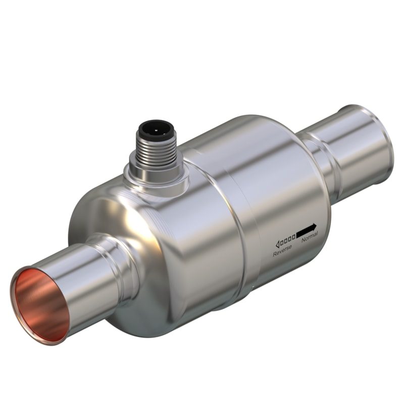 Danfoss ETS 12C Colibri electric expansion valve, 7/8 in (22 mm) ODF solder, stepper, 50 bar MWP (034G7502)