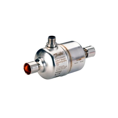 Danfoss KVS 3C electric regulating valve, 1 1/8 in (28 mm) ODF solder, Kv 2.5 m³/h, stainless steel, 50 bar (725 psig) MWP