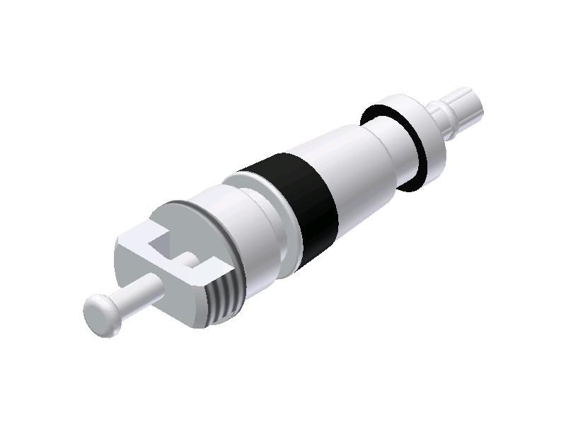 Danfoss 1/4 in Schrader valve for KV pressure regulators (KVP/KVL/KVR/KVD/KVC) — pack of 10, code