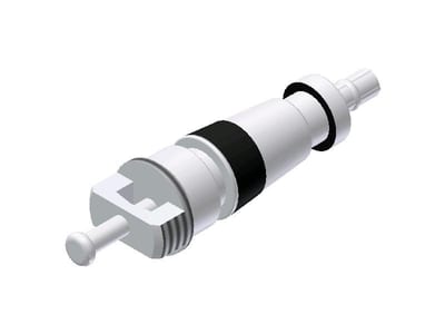 Danfoss 1/4 in Schrader valve for KV pressure regulators (KVP/KVL/KVR/KVD/KVC) — pack of 10, code