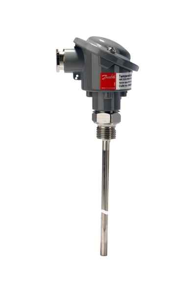 Danfoss Temperature sensor MBT 5252, PT-100 — -50/200GRC, 1/2" x L133MM