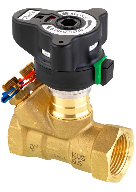 Danfoss LENO MSV-B DN 15 Low Flow External Thread manual balancing valve (003Z4130)