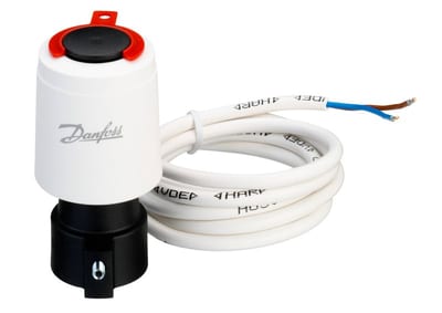 Danfoss TWA-A electrothermal actuator, 24 V AC, normally closed