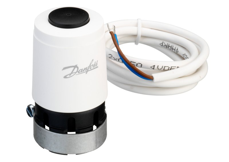 Danfoss TWA-V electrothermal actuator, 24 V AC, normally open (088H3121)