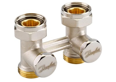 Danfoss RLV-KS DN 20 straight H-piece radiator valve, manual shut-off