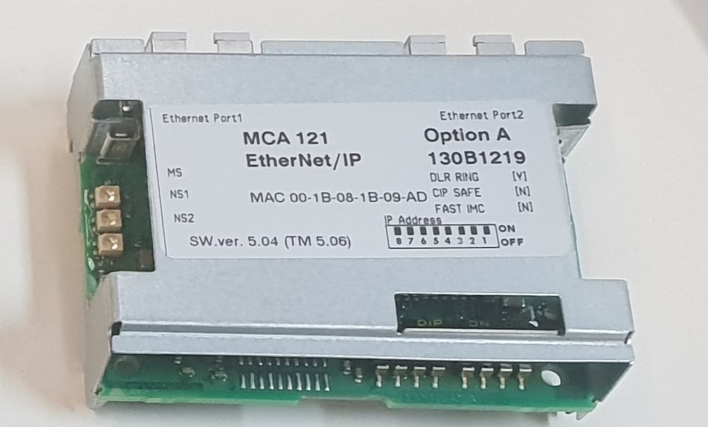 Danfoss VLT® EtherNet IP MCA 121 — coated