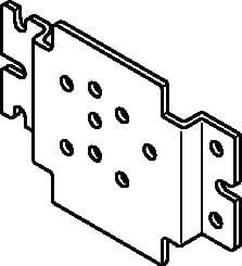 Danfoss KP / MP switch wall mounting bracket