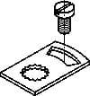 Danfoss KP seal screw M3 × 5 (for locking plate)