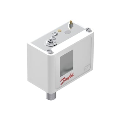 Danfoss KPI35 pressure switch, -0.2–8 bar, auto reset, SPDT, G 1/4