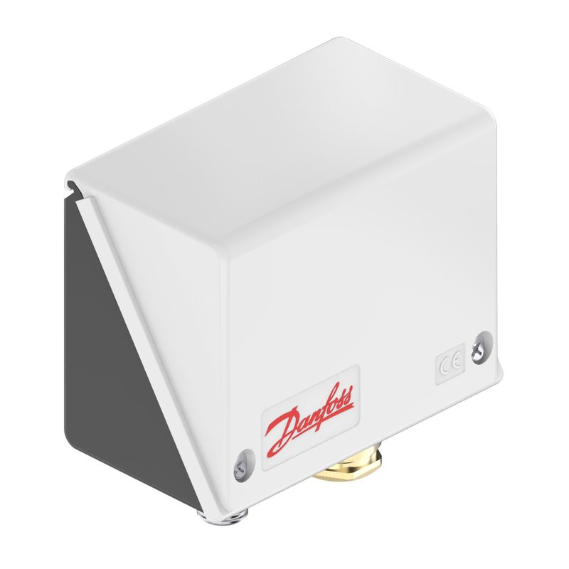 Danfoss KP36 pressure switch, 2–14 bar, IP55, auto reset, SPDT, G 1/4