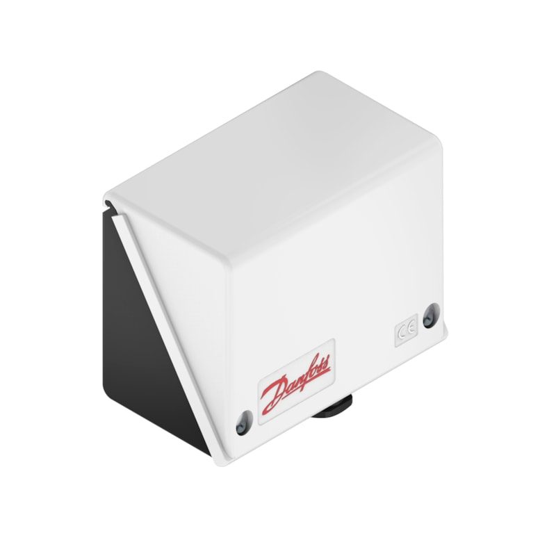 Danfoss KPI38 pressure switch, 8–28 bar, auto reset, SPDT, IP55, G 1/4