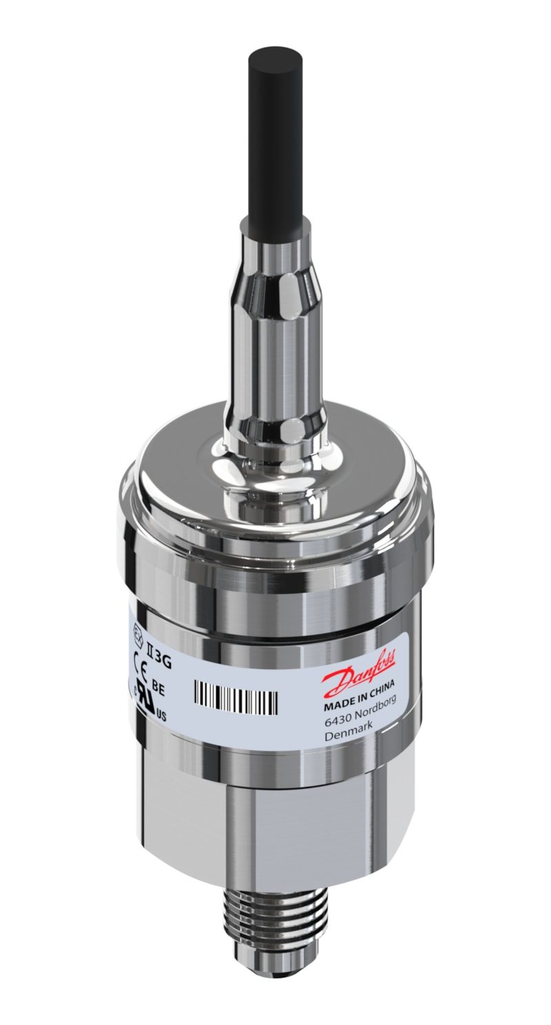 Danfoss AKS 3000 Pressure Transmitter 0–13.8 bar 4-20 mA UNF7/16-20