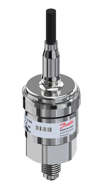 Danfoss AKS 3000 Pressure Transmitter 0–13.8 bar 4-20 mA UNF7/16-20