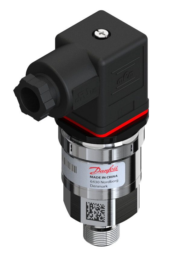 Danfoss MBS 3050 Pressure Transmitter 0 to 4 bar 0-10 V Angular (060G6522)
