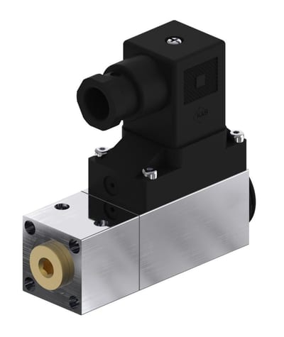Danfoss MBC 5100-3421-1DB04 heavy-duty pressure switch, 5 bar to 30 bar, SPDT, automatic reset, G1/4-FLANGED, Pg 11 plug