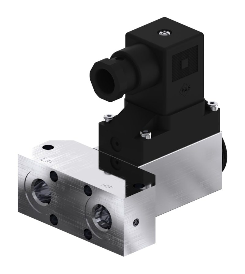 Danfoss MBC 5100-2031-1DB04 heavy-duty block-type pressure switch, 0.5 bar to 3 bar, SPDT, G1/4, Pg 11 plug