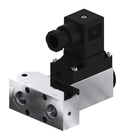 Danfoss MBC 5100-2031-1DB04 heavy-duty block-type pressure switch, 0.5 bar to 3 bar, SPDT, G1/4, Pg 11 plug