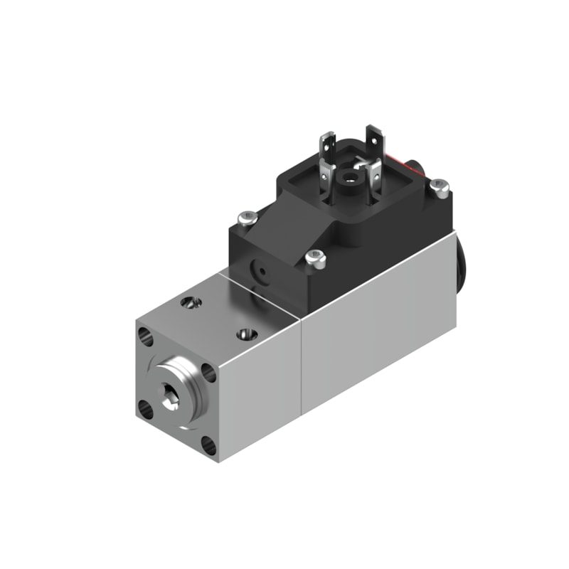 Danfoss MBC 5000-1011-0DB04 block-type pressure switch, -0.2 bar to 1 bar, SPDT, automatic reset, G1/4 flanged, DIN 43650-A plug